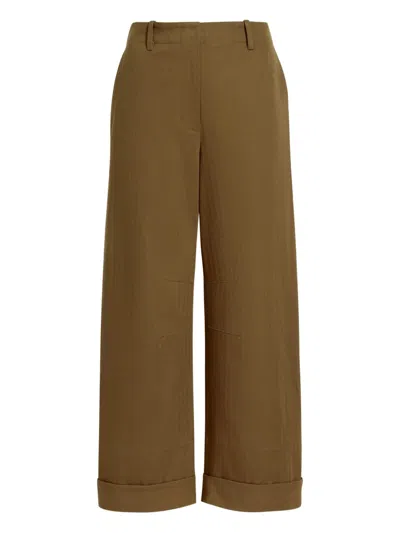 Proenza Schouler White Label Dori Trousers In Green