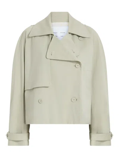 Proenza Schouler White Label Double-breasted Jacket In Neutral