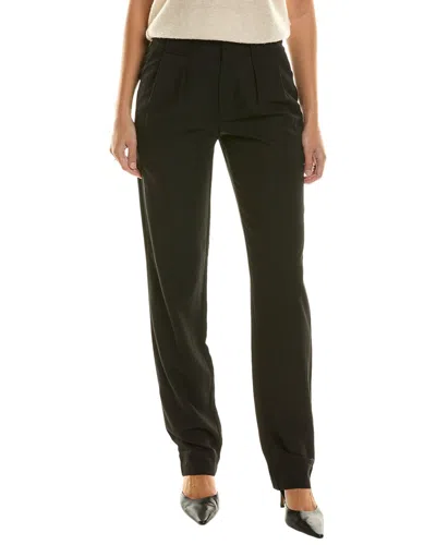 Proenza Schouler White Label Drapey Suiting Trouser In Black