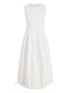 Proenza Schouler White Label Drawstring-hem Sleeveless Dress In Multi
