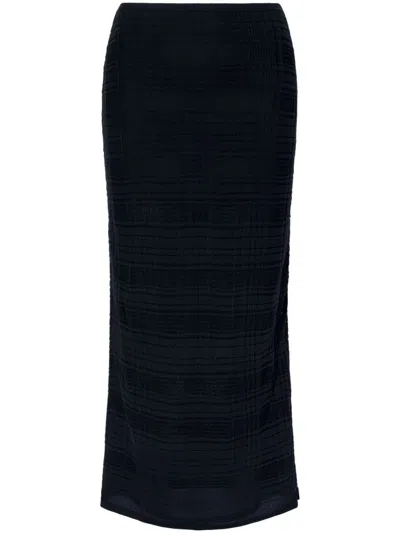 Proenza Schouler White Label Elsa Maxi Skirt In Black