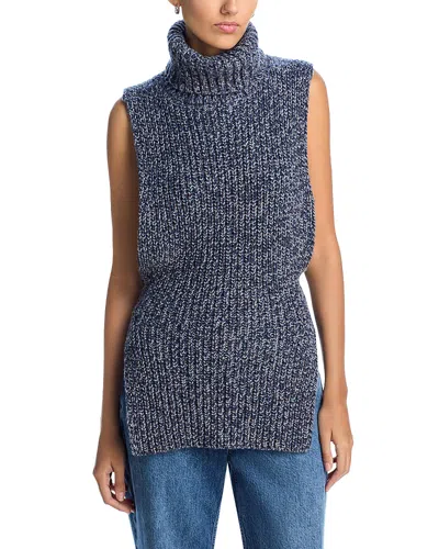 Proenza Schouler White Label Ember Sweater Vest In Ink Melange