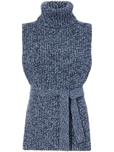 Proenza Schouler White Label Ember Vest In Ink Melange