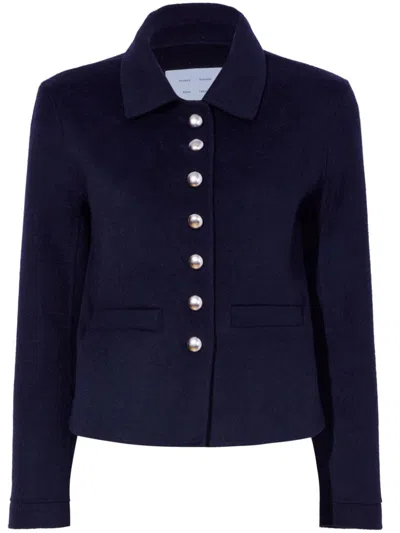 Proenza Schouler White Label Emilie Jacket In Blue