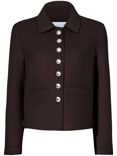 Proenza Schouler White Label Emilie Jacket In Brown