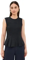 Proenza Schouler White Label Felix Top In Black