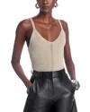 Proenza Schouler White Label Gene Knit Tank Top In Granite