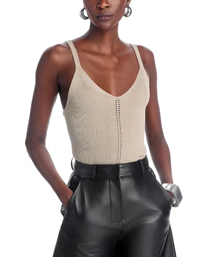 Proenza Schouler White Label Gene Knit Tank Top In Granite