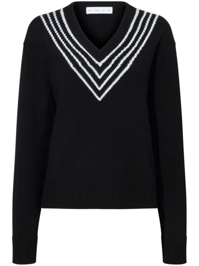 Proenza Schouler White Label Gianna Sweater In Black Multi