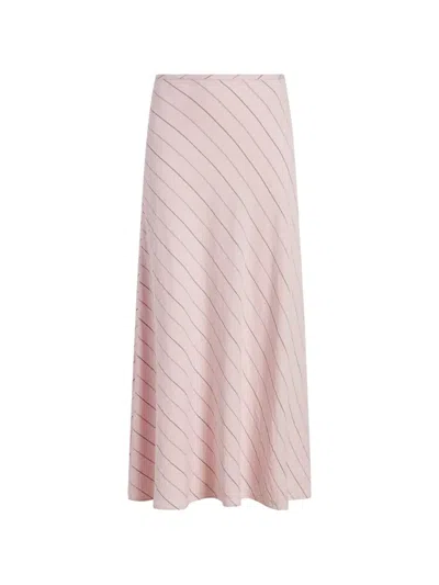 Proenza Schouler White Label Gina A-line Midi Skirt In Pink