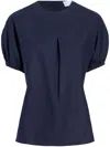 Proenza Schouler White Label Haleigh Blouse In Blue