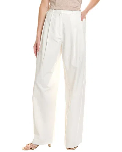 Proenza Schouler White Label Shilo Frayed-jacquard Trousers In Neutral
