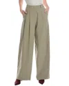 Proenza Schouler White Label Helena Pleated Pant In Green