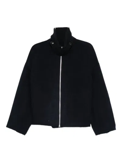 Proenza Schouler White Label High-neck Zip-up Jacket In Black