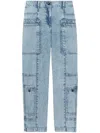 Shop Proenza Schouler White Label High-rise Straight-leg Jeans In Blue