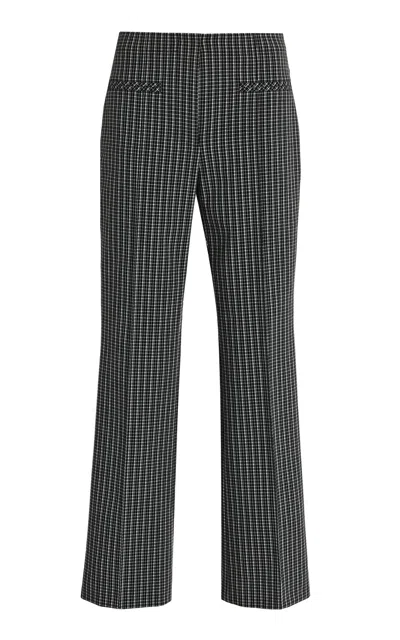 Proenza Schouler White Label Isadora Stretch-suiting Straight-leg Pants In Grey