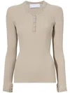 Proenza Schouler White Label Isla Knitted Top In Neutrals