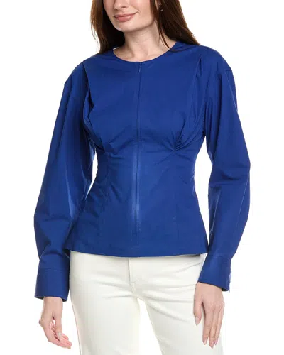 Proenza Schouler White Label Ivonne Top In Blue