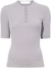 Proenza Schouler White Label Jacqueline Knitted Top In Grey