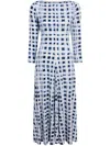 Proenza Schouler White Label Jen Maxi Dress In Blue
