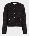 Proenza Schouler White Label Josephine Jacket In Hickoryblack