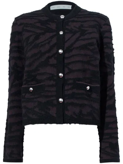 Proenza Schouler White Label Josephine Jacket In Hickory/black