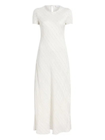 Proenza Schouler White Label Joss Stripe Woven Maxi Dress In Multi