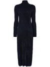 Proenza Schouler White Label Jude Knit Chenille Midi Dress In Black