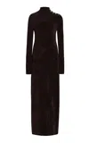 Proenza Schouler White Label Jude Knit Chenille Midi Dress In Brown