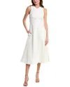 Shop Proenza Schouler White Label Juno Eyelet Midi Dress In White