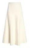 Proenza Schouler White Label Katalina Soufflé-knit Midi Skirt In Ivory