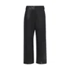 Proenza Schouler White Label Kay Leather Pants In Black