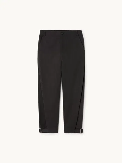 Proenza Schouler White Label Kay Pant Coal Melange 4 In Black