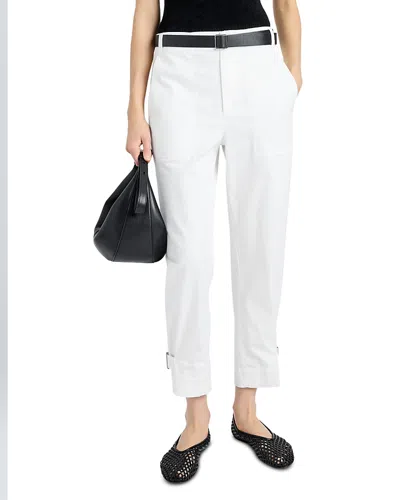 Proenza Schouler White Label Kay Pants In Cotton Twill In White