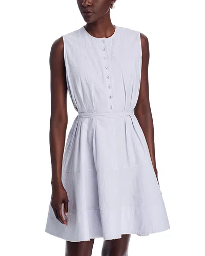Proenza Schouler White Label Kenzie Linen And Cotton Dress In White