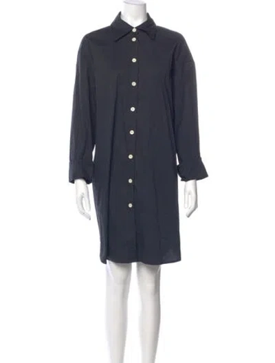 Pre-owned Proenza Schouler White Label Knee-length Dress In Blue