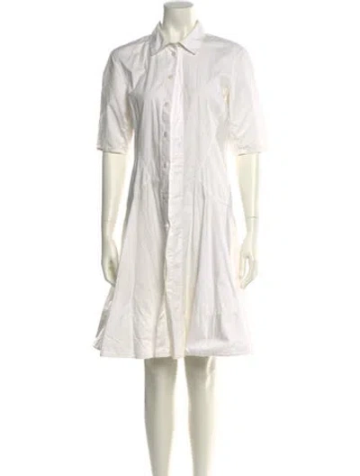 Pre-owned Proenza Schouler White Label Knee-length Dress In White
