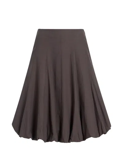 Proenza Schouler White Label Kyra Skirt In Brown