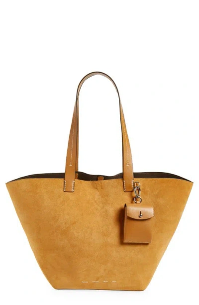 Proenza Schouler White Label Large Bedford Suede Tote In Honey