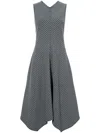 Proenza Schouler White Label Layla Midi Dress In Black