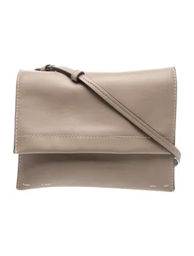 Pre-owned Proenza Schouler White Label Leather Crossbody Bag In Brown
