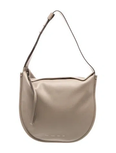 Pre-owned Proenza Schouler White Label Leather Hobo In Neutral
