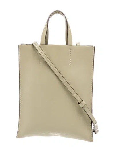 Pre-owned Proenza Schouler White Label Leather Top Handle Bag In Multi