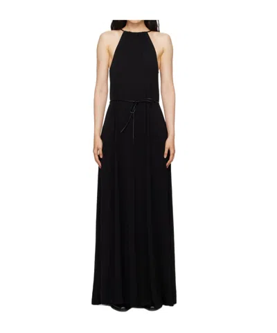 Proenza Schouler White Label Lenny Sleeveless Dress In Black