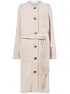 Proenza Schouler White Label Lenora Cardi-coat In Neutrals