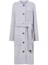 Proenza Schouler White Label Lenora Coat In Grey