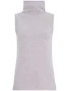 Proenza Schouler White Label Lily Turtleneck Knit Top In 中性色