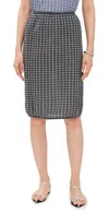 Proenza Schouler White Label Lori Knit Plaid Skirt