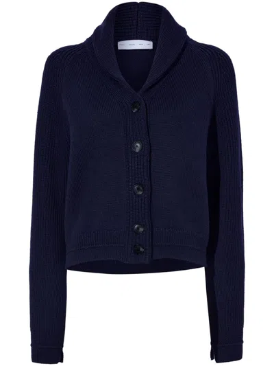 Proenza Schouler White Label Lou Cardigan In 蓝色