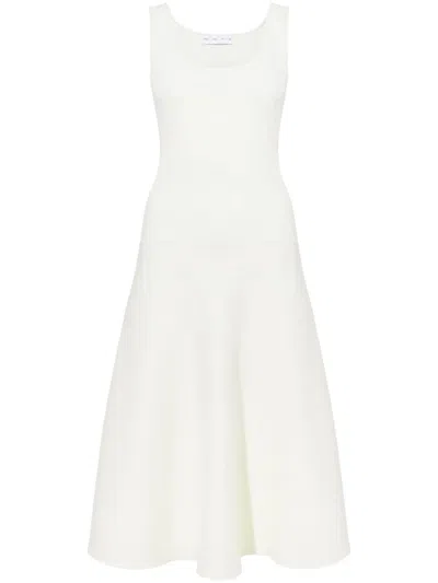 Proenza Schouler White Label Lucia Knitted Dress In White